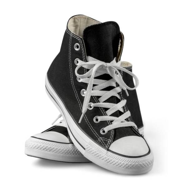 Black sneakers